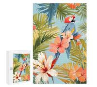 Puzzle 1000 PCS Macaw Tropical Solitude Puzzles pour Adultes Jouets Anti-Stress Vacances À La Maison Tuer Le Temps Faire Travailler Le Cerveau 1000 PCS