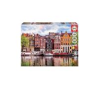 Educa Borrás – Puzzle 1000 pièces – Maisons dansantes Amsterdam – À partir de 14 ans