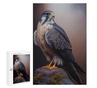 Puzzle 1000 PCS Merlin Falcon Oil Paint Puzzles pour Adultes, Jouet, Décoration Murale, Difficile, Difficile, Cadeaux Uniques pour Anniversaire Et Noël 1000 PCS