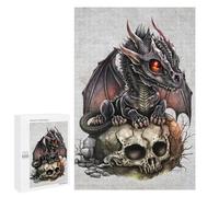 Puzzle 1000 PCS Midnight Inferno Puzzles pour Adultes, Jouet, Décoration Murale, Motif À Assembler, Idéal comme Cadeau pour Toute La Famille 1000 PCS