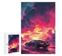 Puzzle 1000 PCS Neon Night Drive Puzzles pour Adolescents - Anti-Stress - Défi Éducatif - Idée Cadeau Et Anniversaire Unique 1000 PCS