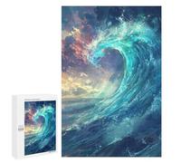 Puzzle 1000 PCS Oceans Fury Puzzles pour Adultes, Jouet, Décoration Murale, Difficile, Difficile, Cadeaux Uniques pour Anniversaire Et Noël 1000 PCS