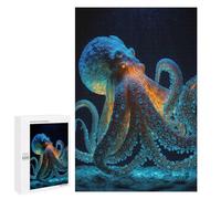 Puzzle 1000 PCS Octopus Animal Puzzles pour Adultes, Jouet, Décoration Murale, Difficile, Difficile, Cadeaux Uniques pour Anniversaire Et Noël 1000 PCS