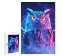 Puzzle 1000 PCS Owl Bird Space Animal Puzzles pour Adultes, Jouet, Décoration Murale, Motif À Assembler, Idéal comme Cadeau pour Toute La Famille 1000 PCS