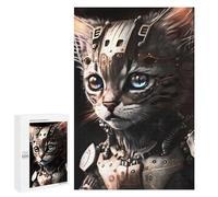 Puzzle 1000 PCS pour Adolescentes Cat Robot Puzzle pour Adultes, Jouet, Décoration Murale, Cadeaux pour Femmes, Cadeaux Uniques pour Anniversaire Et Noël 1000 PCS