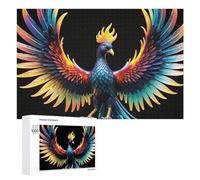 Puzzle 1000 PCS pour Adolescentes Colorful Mythical Bird Artwork-1 Puzzles pour Adolescentes Jeux Amusants Assemblage De Motifs Aide À Exercer Le Cerveau 1000 PCS