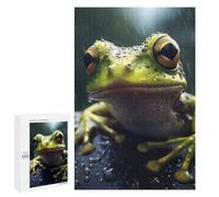 Puzzle 1000 PCS pour Adolescentes Cute Wet Frog Puzzle pour Adultes, Jouet, Décoration Murale, Cadeaux pour Femmes, Cadeaux Uniques pour Anniversaire Et Noël 1000 PCS