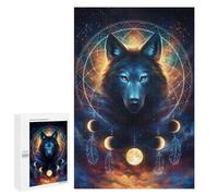 Puzzle 1000 PCS pour Adolescentes Dream Catcher Wolf Puzzle pour Adultes, Jouet, Décoration Murale, Cadeaux pour Femmes, Cadeaux Uniques pour Anniversaire Et Noël 1000 PCS