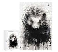 Puzzle 1000 PCS pour Adolescentes Echidna Beauty Black Ink Puzzle pour Adultes, Jouet, Décoration Murale, Cadeaux pour Femmes, Cadeaux Uniques pour Anniversaire Et Noël 1000 PCS