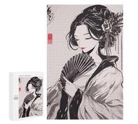 Puzzle 1000 PCS pour Adolescentes Geisha Paint Puzzle pour Adultes, Jouet, Décoration Murale, Cadeaux pour Femmes, Cadeaux Uniques pour Anniversaire Et Noël 1000 PCS