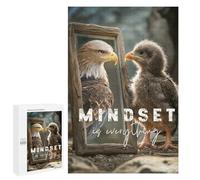 Puzzle 1000 PCS pour Adolescentes Mindset is Everything Puzzle pour Adultes, Jouet, Décoration Murale, Cadeaux pour Femmes, Cadeaux Uniques pour Anniversaire Et Noël 1000 PCS