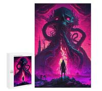 Puzzle 1000 PCS pour Adolescentes Monster in The Dark Puzzles pour Adolescentes Jeux Amusants Assemblage De Motifs Aide À Exercer Le Cerveau 1000 PCS