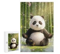 Puzzle 1000 PCS pour Adolescentes Peaceful Panda Meditation Puzzle pour Adultes, Jouet, Décoration Murale, Cadeaux pour Femmes, Cadeaux Uniques pour Anniversaire Et Noël 1000 PCS
