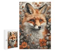 Puzzle 1000 PCS pour Adolescentes Red Fox in Spring Forest Puzzle pour Adultes, Jouet, Décoration Murale, Cadeaux pour Femmes, Cadeaux Uniques pour Anniversaire Et Noël 1000 PCS