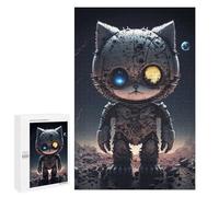 Puzzle 1000 PCS pour Adolescentes Robotic Cat in Space Puzzle pour Adultes, Jouet, Décoration Murale, Cadeaux pour Femmes, Cadeaux Uniques pour Anniversaire Et Noël 1000 PCS