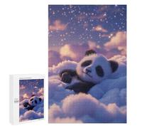 Puzzle 1000 PCS pour Adolescentes Sleeping Panda Bear Puzzle pour Adultes, Jouet, Décoration Murale, Cadeaux pour Femmes, Cadeaux Uniques pour Anniversaire Et Noël 1000 PCS