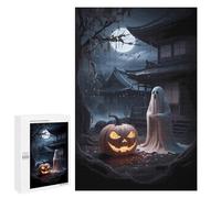 Puzzle 1000 PCS pour Adolescentes Spooky Japanese Halloween Puzzle pour Adultes, Jouet, Décoration Murale, Cadeaux pour Femmes, Cadeaux Uniques pour Anniversaire Et Noël 1000 PCS