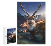 Puzzle 1000 PCS pour Adolescentes The Beautiful Deer Puzzle pour Adultes, Jouet, Décoration Murale, Cadeaux pour Femmes, Cadeaux Uniques pour Anniversaire Et Noël 1000 PCS