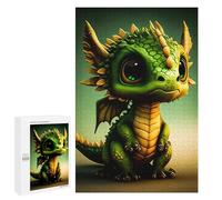 Puzzle 1000 PCS pour Adolescents Adorable Baby Dragon Figurine Puzzle Jeux De Famille Assemblage De Motifs Cadeaux Uniques pour Anniversaire Et Noël 1000 PCS