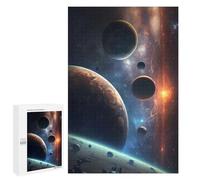 Puzzle 1000 PCS pour Adolescents All The Planets Puzzle Adulte Jeu Manuel Décoration Intérieure Cadeaux Uniques pour Anniversaire Et Noël 1000 PCS