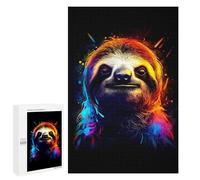 Puzzle 1000 PCS pour Adolescents Amazing Sloth Puzzle pour Adultes Jouets Anti-Stress Difficile Idéal comme Cadeau 1000 PCS