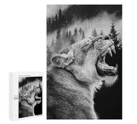 Puzzle 1000 PCS pour Adolescents Angry Lion Casse-têtes pour Adolescents Analyse Et Logique Interaction Parent-Enfant Jeux Stimulants Jouets 1000 PCS