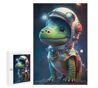 Puzzle 1000 PCS pour Adolescents Astronaut Space Dinosaur Puzzle Jeux De Famille Assemblage De Motifs Cadeaux Uniques pour Anniversaire Et Noël 1000 PCS
