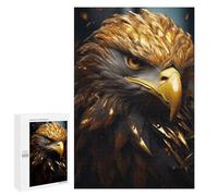 Puzzle 1000 PCS pour Adolescents Awesome Bald Eagle America Puzzles pour Adultes Jeu Familial Décoration Intérieure pour Anniversaire, Noël 1000 PCS