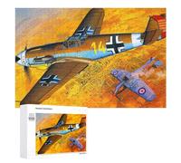 Puzzle 1000 PCS pour Adolescents Bf109 F4 Trop Luftwaffe Puzzle pour Adultes Jeux Relaxants Décoration Parfaite, pour Toute La Famille 1000 PCS