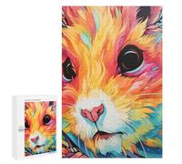 Puzzle 1000 PCS pour Adolescents Cat Close Up Portrait Puzzle Jeux De Famille Assemblage De Motifs Cadeaux Uniques pour Anniversaire Et Noël 1000 PCS