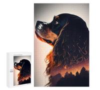 Puzzle 1000 PCS pour Adolescents Cavalier King Forest Puzzle Jeux De Famille Assemblage De Motifs Cadeaux Uniques pour Anniversaire Et Noël 1000 PCS