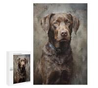 Puzzle 1000 PCS pour Adolescents Chesapeake Bay Retriever Puzzles pour Adultes Jeux Relaxants Décoration Intérieure Cadeaux Uniques pour Anniversaire Et Noël 1000 PCS
