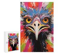 Puzzle 1000 PCS pour Adolescents Colorful Eagle Portrait-3 Puzzle pour Adultes Jeu De Réflexion, Analyse Et Logique, Idéal comme Cadeau 1000 PCS