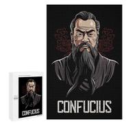 Puzzle 1000 PCS pour Adolescents Confucius Philosopher Puzzle Jeux De Famille Assemblage De Motifs Cadeaux Uniques pour Anniversaire Et Noël 1000 PCS