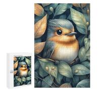 Puzzle 1000 PCS pour Adolescents Cute Bird in Foliage Puzzle Adulte Jeu Manuel Décoration Intérieure Cadeaux Uniques pour Anniversaire Et Noël 1000 PCS