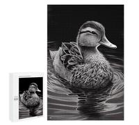 Puzzle 1000 PCS pour Adolescents Duck Drawing Animal Puzzles pour Adultes Jeux De Détente Décoration Intérieure Cadeaux Uniques pour Anniversaire Et Noël 1000 PCS