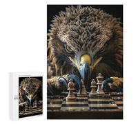 Puzzle 1000 PCS pour Adolescents Eagle Chess Jeux De Puzzle Relaxants, Défi Difficile, Cadeaux Uniques pour Anniversaire Et Noël 1000 PCS