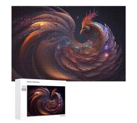 Puzzle 1000 PCS pour Adolescents Enchanted Cosmic Phoenix Artwork Puzzles pour Adultes Jeu Familial Course De Vitesse Manuelle Cadeaux Anti-Stress 1000 PCS