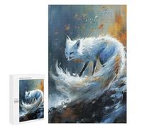 Puzzle 1000 PCS pour Adolescents Ethereal Kitsune Casse-têtes pour Adolescents Analyse Et Logique Interaction Parent-Enfant Jeux Stimulants Jouets 1000 PCS