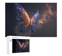 Puzzle 1000 PCS pour Adolescents Galactic Butterfly Cosmic Artwork Puzzles pour Adultes Jeux De Détente Décoration Parfaite Interaction Parent-Enfant 1000 PCS