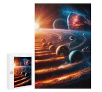 Puzzle 1000 PCS pour Adolescents Galactic Dance of Orbits Puzzle Jeux De Famille Assemblage De Motifs Cadeaux Uniques pour Anniversaire Et Noël 1000 PCS