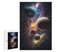 Puzzle 1000 PCS pour Adolescents Galactic Dreamscape -19 Puzzles pour Adultes Jeu Familial Décoration Intérieure pour Anniversaire, Noël 1000 PCS
