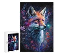 Puzzle 1000 PCS pour Adolescents Galactic Fox Fantasy Art Puzzles pour Adultes : Améliorent La Mémoire, Difficiles Et Stimulants, Cadeaux De Noël Et d'anniversaire 1000 PCS