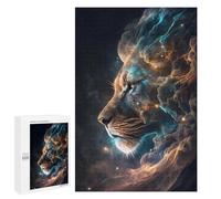 Puzzle 1000 PCS pour Adolescents Galaxy King Cosmic Lion Puzzle pour Adultes Jouets Anti-Stress Difficile Idéal comme Cadeau 1000 PCS
