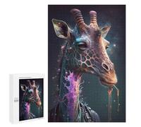 Puzzle 1000 PCS pour Adolescents Giraffe Mythical Casse-têtes pour Adultes Jeux Relaxants Analyse Et Logique Interaction Parent-Enfant 1000 PCS