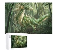 Puzzle 1000 PCS pour Adolescents Green Dragon Puzzle pour Adultes Jeu De Réflexion, Analyse Et Logique, Idéal comme Cadeau 1000 PCS