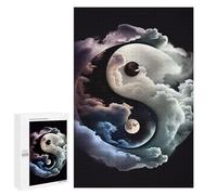 Puzzle 1000 PCS pour Adolescents Heavenly Harmony Yin Yang Puzzles pour Adultes Jeux Relaxants Décoration Intérieure Cadeaux Uniques pour Anniversaire Et Noël 1000 PCS