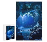 Puzzle 1000 PCS pour Adolescents Icicles in A Cave Puzzles pour Adultes Jeux Relaxants Décoration Intérieure Cadeaux Uniques pour Anniversaire Et Noël 1000 PCS