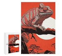 Puzzle 1000 PCS pour Adolescents Iguana Forest Puzzles pour Adultes Jeux De Détente Décoration Intérieure Cadeaux Uniques pour Anniversaire Et Noël 1000 PCS