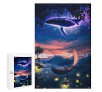 Puzzle 1000 PCS pour Adolescents Magic Waterfall in The Sky Jeux De Puzzle Relaxants, Défi Difficile, Cadeaux Uniques pour Anniversaire Et Noël 1000 PCS